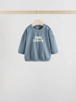 Blauw Milk Club - Tops en Leggings 6 -delige babyset (0mnd-3jr)