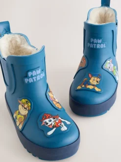 Blauw Paw Patrol - Warme gevoerde enkellaarzen