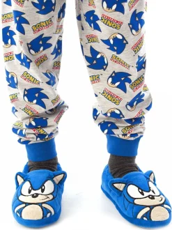Blauw Sonic - Vanilla Underground winterpantoffels