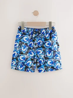 Blauw Sonic - Zwemshort (3-16 jr)