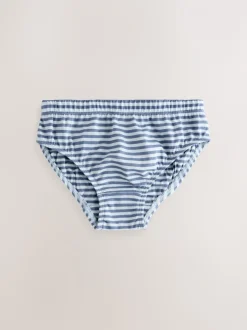 Blauw vervoersmiddel - Verpakking van 10 onderbroeken (1,5-10 jr)