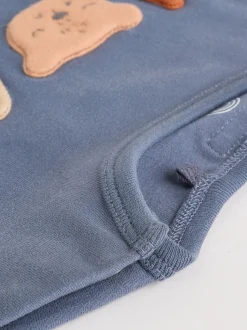 Blauw Woodland - Babyset van top en Leggings 2 -delig (0mnd-3jr)