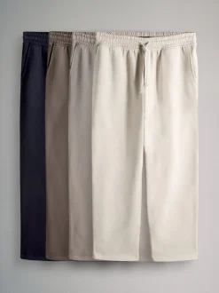 Blauw/bruin - The Set 4 Pack Joggingbroeken met wijde pijpen
