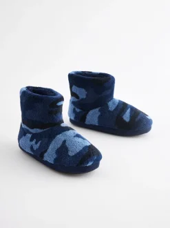 Blauwe Camo - Pantoffellaars