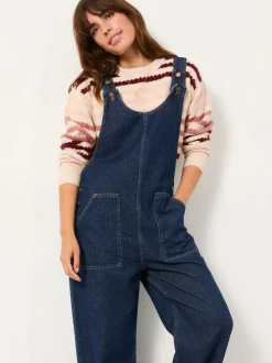 Blauwe denim - FatFace Dungaree