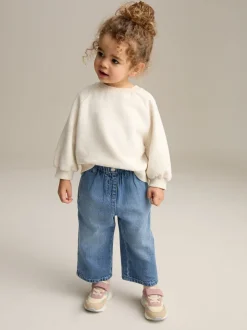 Blauwe denim - Jeans met wijde pijpen (3 mnd-7 jr)