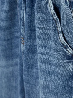 Blauwe denim - Joggingbroek (3-16 jr)