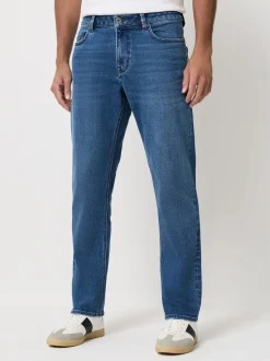 Blauwe denim - ThermoGen - Straight fit - Motionflex jeans