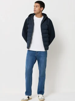 Blauwe denim - ThermoGen - Straight fit - Motionflex jeans