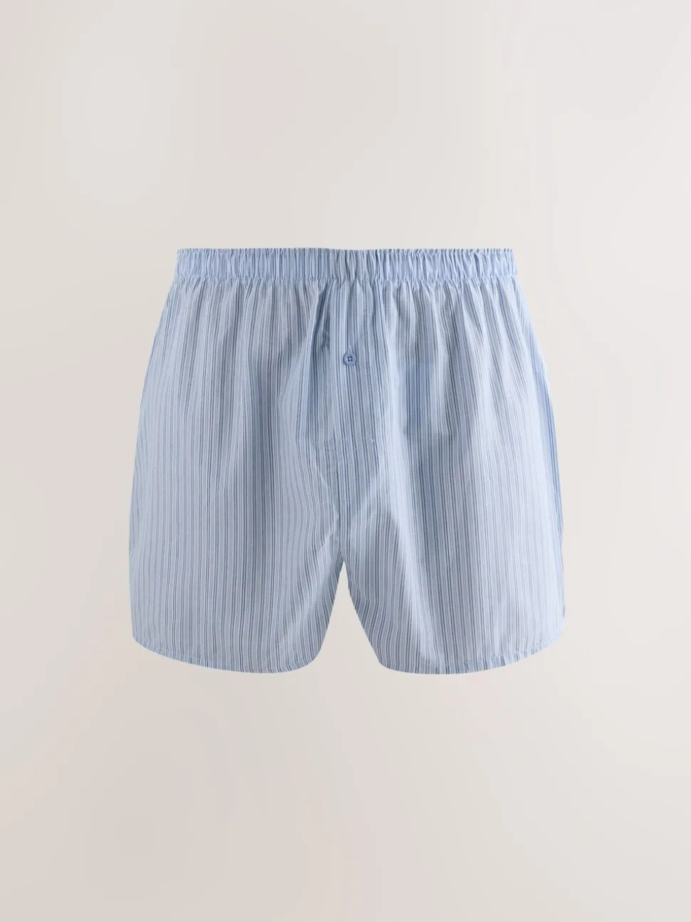 Blauwe gemixte print - Verpakking van 4 - Geweven boxershorts van puur katoen