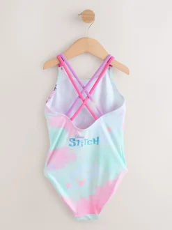 Blauwe Stitch-licentie - Badpak met dubbele bandjes (3-16jr)