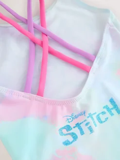 Blauwe Stitch-licentie - Badpak met dubbele bandjes (3-16jr)
