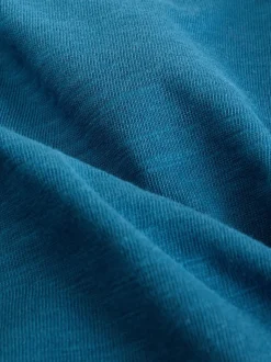 Blauwe transportvoertuigen - T-shirt met applicatie en lange mouwen (3 mnd-7 jr)