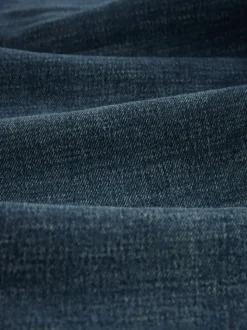 Blauwe wassing - Bootcut - Authentic jeans met riem
