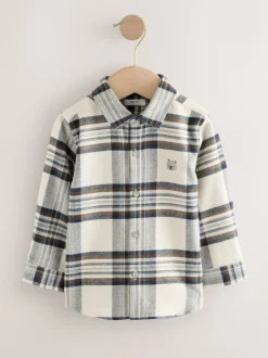 Blauw/ecru - Shirt met Character lange mouwen (3mnd-7jr)