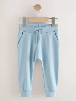 Blauw/Ecru/Marineblauw - Verpakking van 5 joggingbroeken (3mnd-7jr)