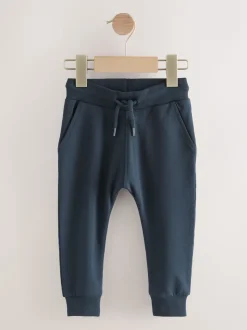 Blauw/Ecru/Marineblauw - Verpakking van 5 joggingbroeken (3mnd-7jr)