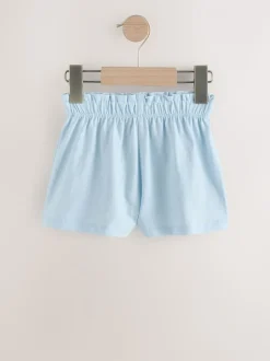 Blauw/geel - Set van 4 shorts (3 mnd-7 jr)