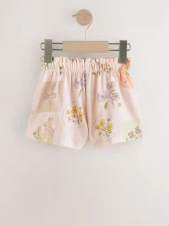 Blauw/geel - Set van 4 shorts (3 mnd-7 jr)