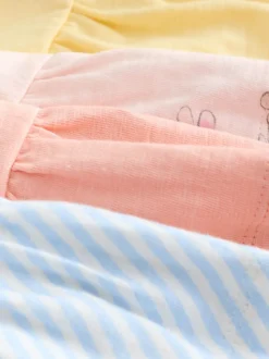 Blauw/geel - T-Shirts 4 Pack (3mths-7yrs)