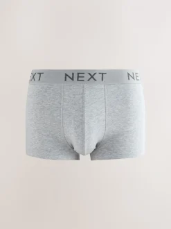 Blauw/grijs - 5 Hipsterboxershorts