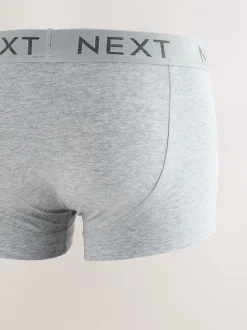 Blauw/grijs - 5 Hipsterboxershorts