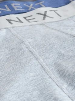 Blauw/grijs - 5 Hipsterboxershorts