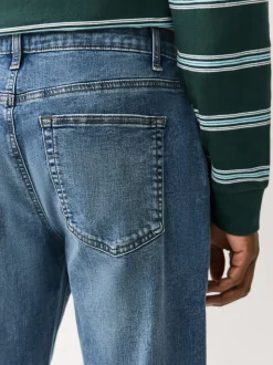Blauw/grijs - Klassieke stretchy jeans