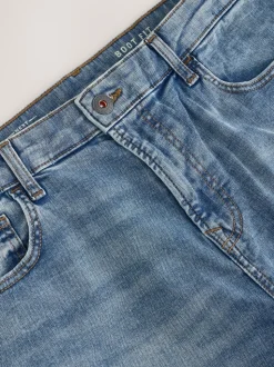 Blauw/grijs - Klassieke stretchy jeans