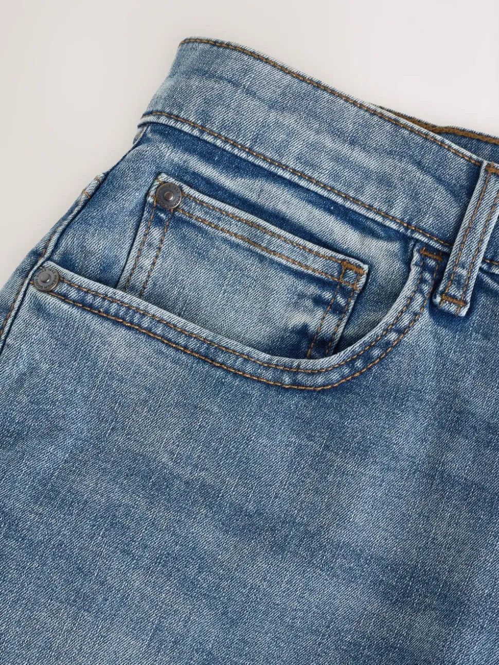 Blauw/grijs - Klassieke stretchy jeans