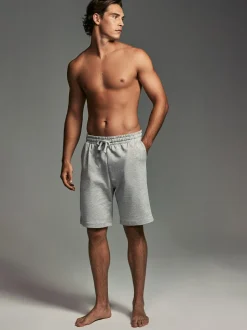 Blauw/grijs - Loopback Soft Touch 2 Pack Jogger Shorts