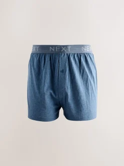Blauw/grijs - Losse Boxer 5 set