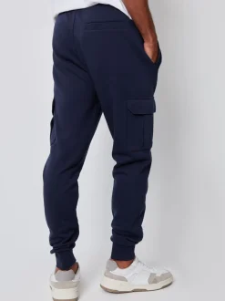 Blauw/grijs - Threadbare joggingbroek in cargostijl 2 stuks