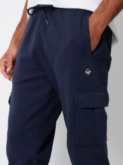 Blauw/grijs - Threadbare joggingbroek in cargostijl 2 stuks