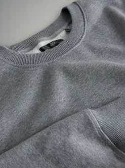 Blauw/grijs - Verpakking van 3 - The Set Crew Neck Relaxed Fit Sweatshirts