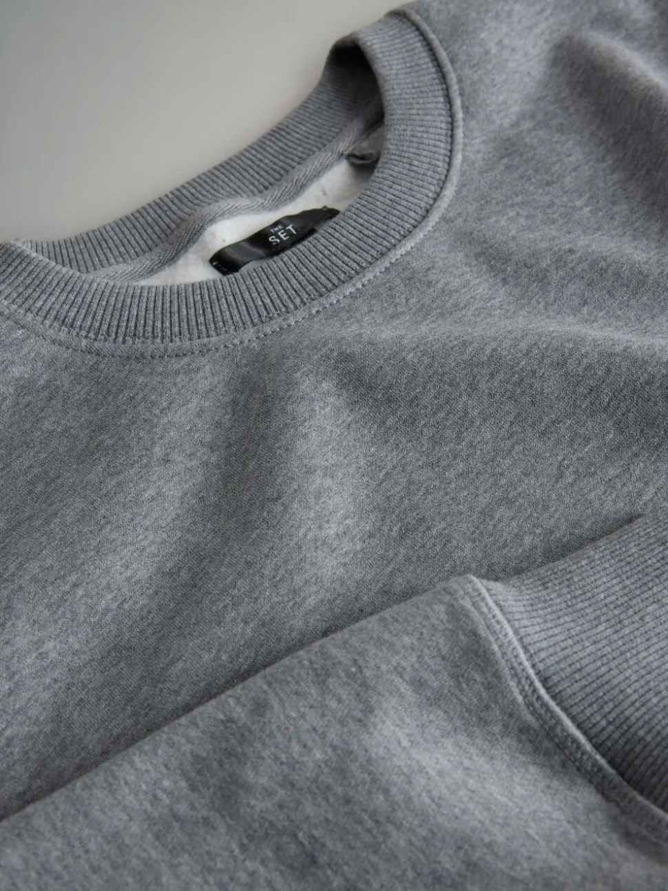 Blauw/grijs - Verpakking van 3 - The Set Crew Neck Relaxed Fit Sweatshirts