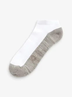 Blauw/grijs - Verpakking van 5 - Verzachte sneakersokken