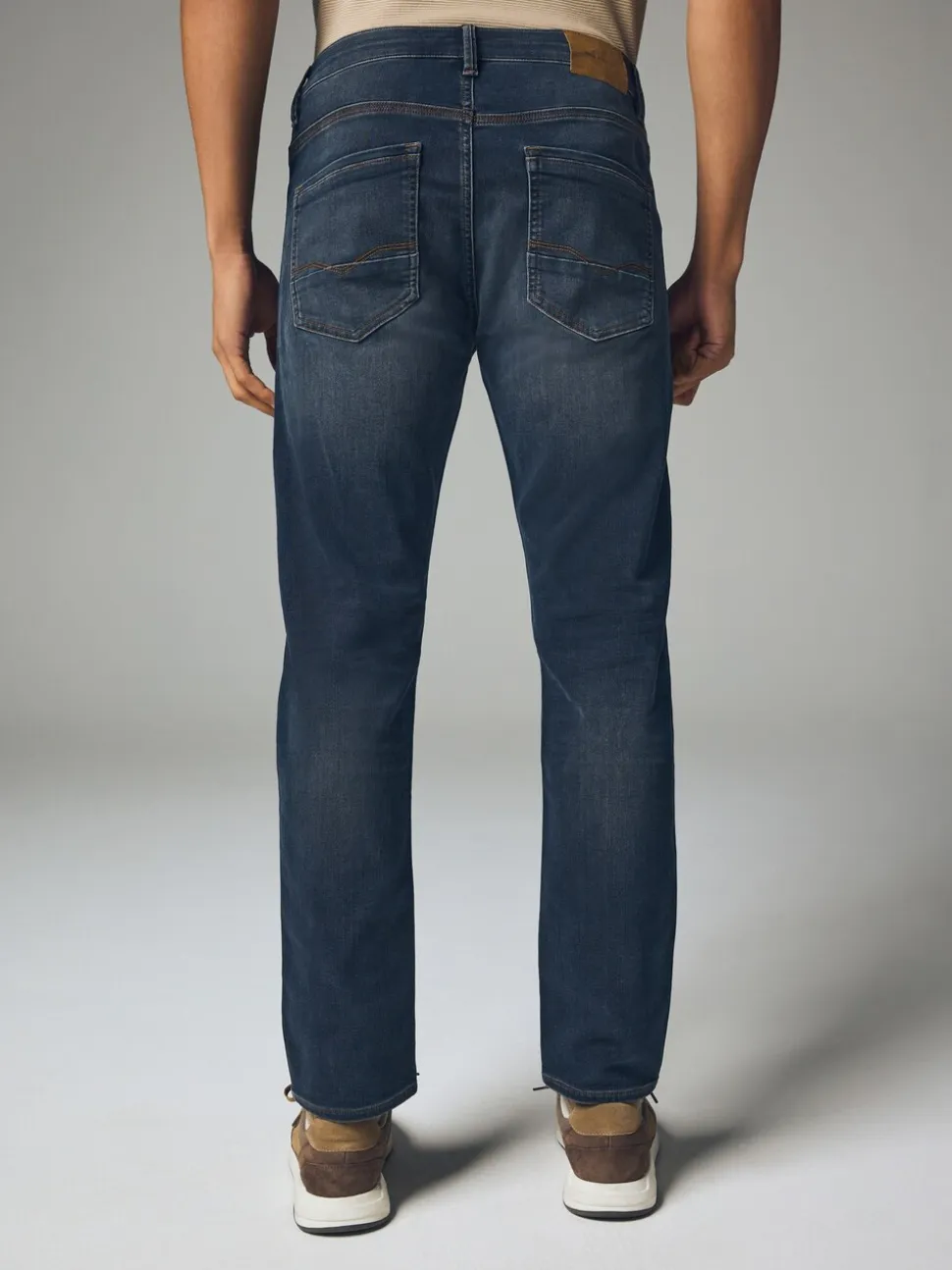 Blauwgrijs vintage - Slim Fit - Comfortabele stretchjeans