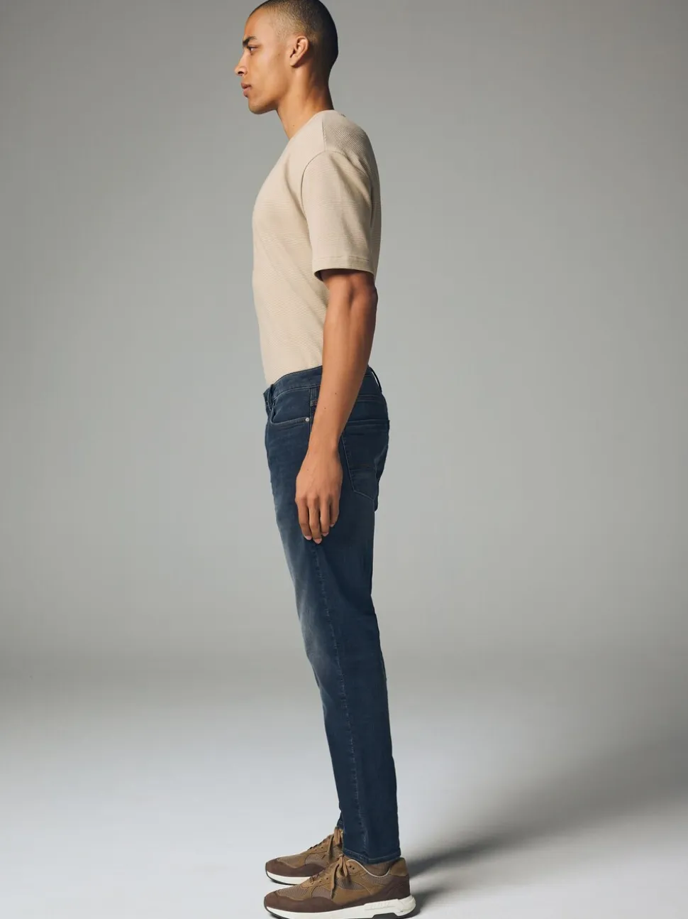 Blauwgrijs vintage - Slim Fit - Comfortabele stretchjeans