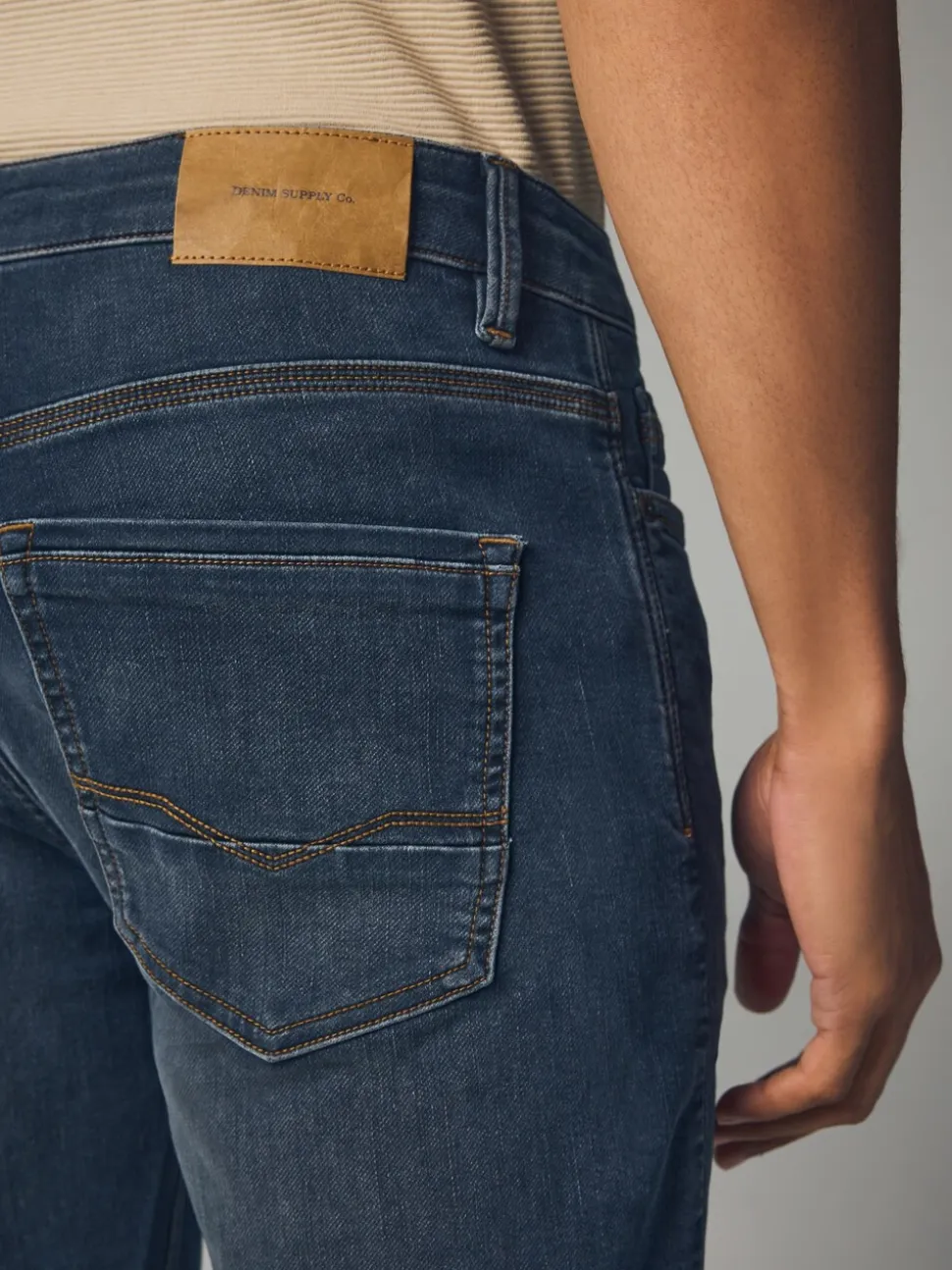 Blauwgrijs vintage - Slim Fit - Comfortabele stretchjeans