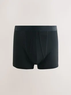 Blauw/grijs/ecru/rood/zwart - Verpakking van 5 - Boxershorts met A-voorkant