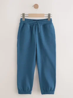 Blauw/grijs/zwart - Basic joggingbroeken, set van 5 (3-16jaar)