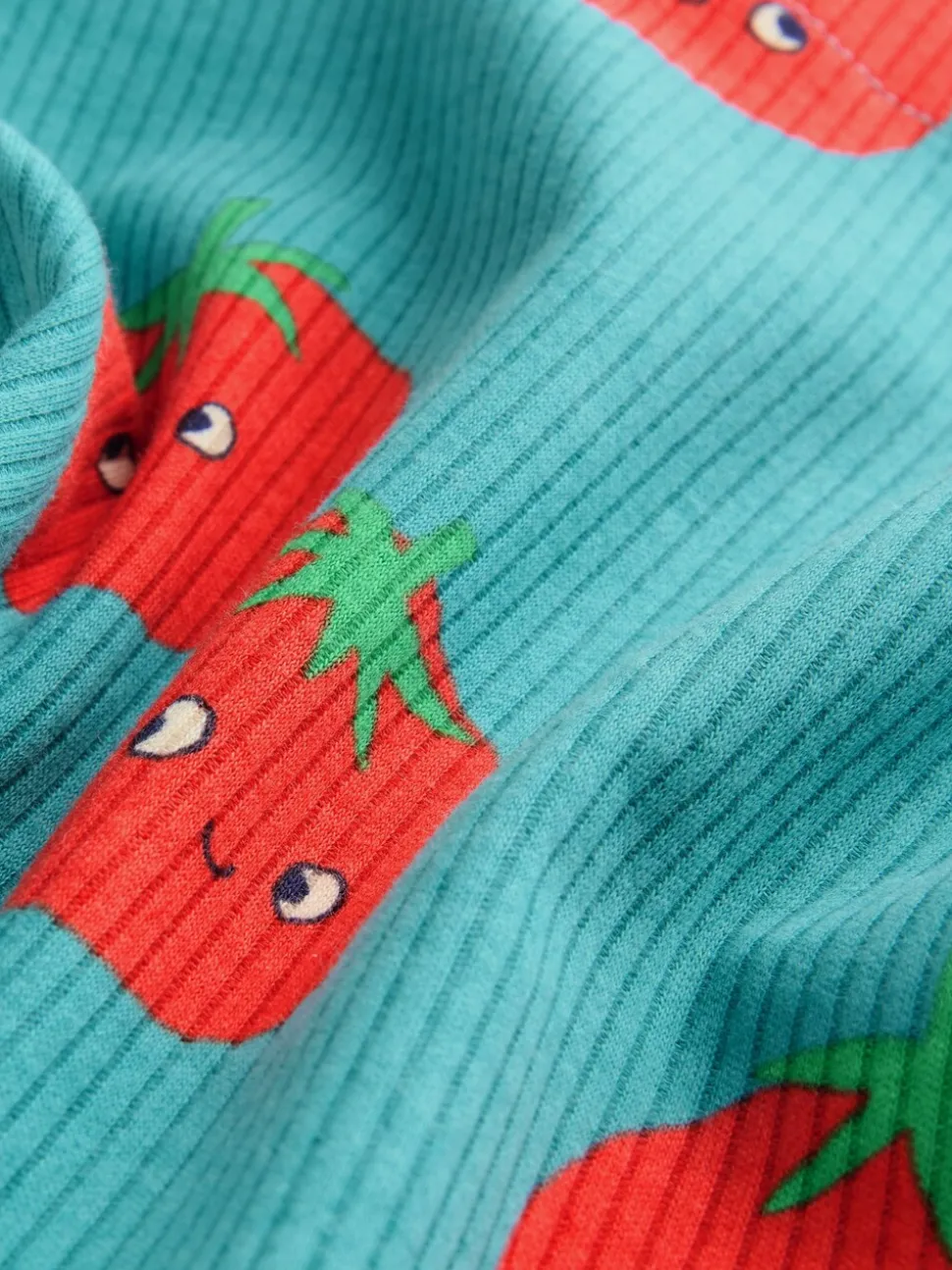 Blauwgroen - 3 Pack Baby-pyjama's met tweewegrits (0mnd -3jr)