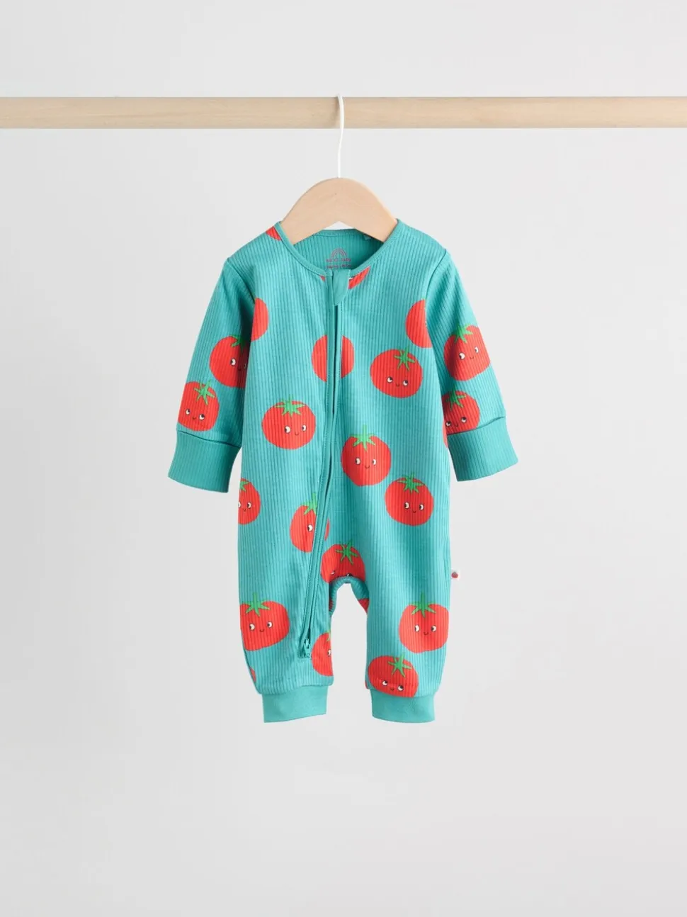Blauwgroen - 3 Pack Baby-pyjama's met tweewegrits (0mnd -3jr)