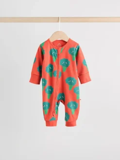 Blauwgroen - 3 Pack Baby-pyjama's met tweewegrits (0mnd -3jr)