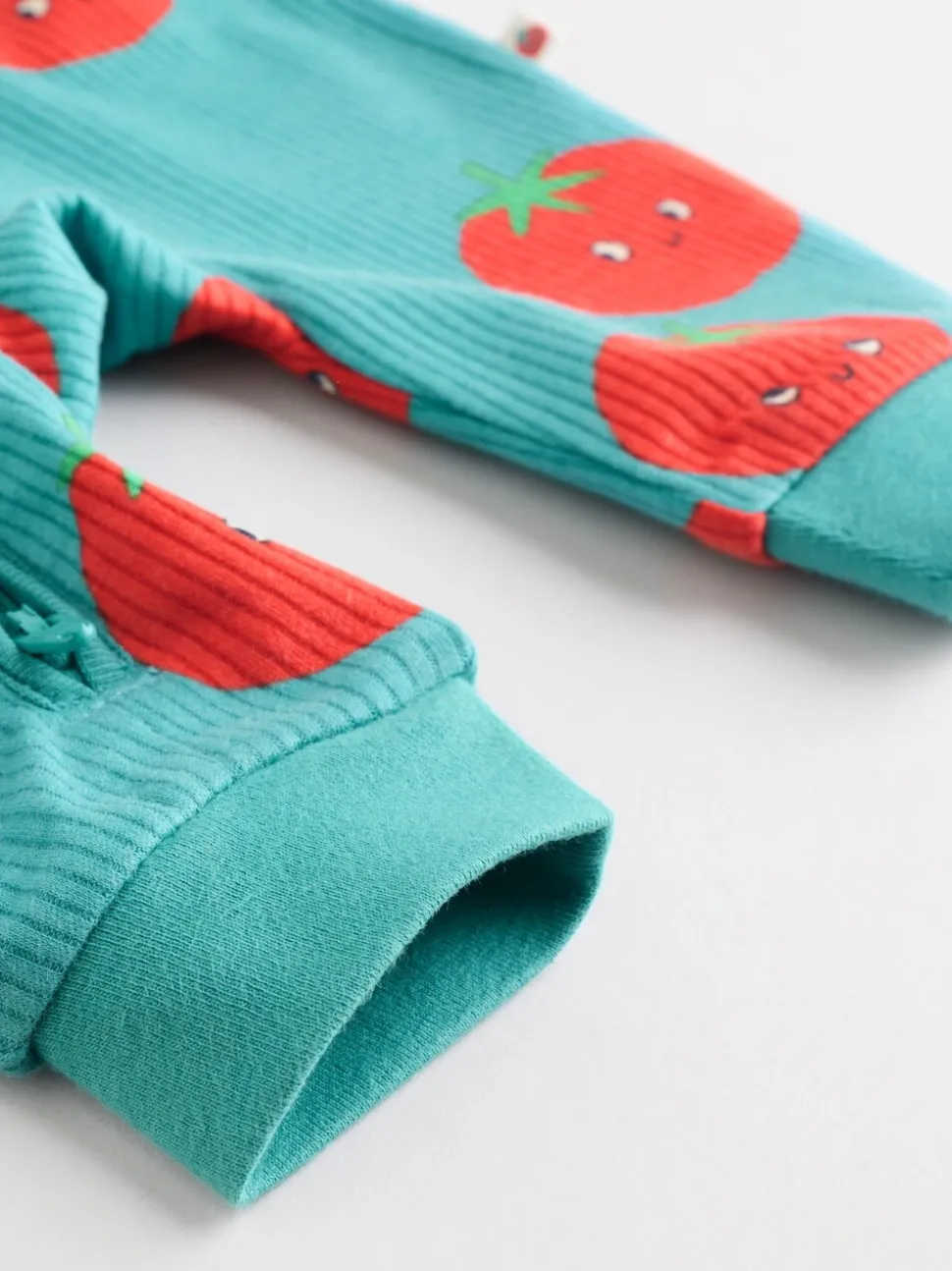 Blauwgroen - 3 Pack Baby-pyjama's met tweewegrits (0mnd -3jr)