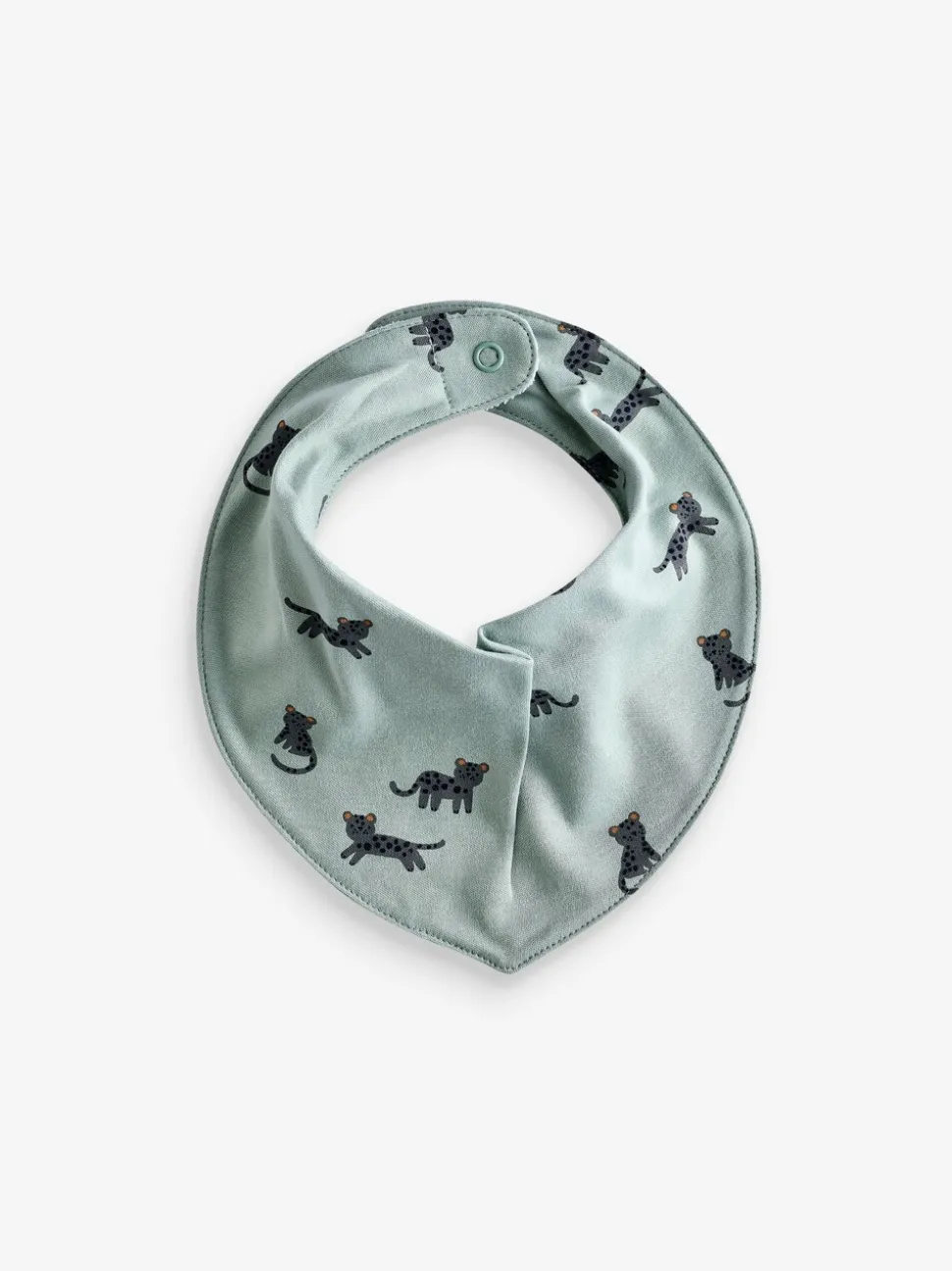 Blauwgroen - 5 Pack Dribble Baby 100% Cotton Bibs