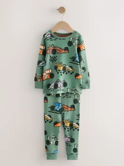 Blauw/Groen - Mini Knusse Pyjama's 3 Set (9mnd-10jr)