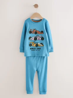 Blauw/Groen - Mini Knusse Pyjama's 3 Set (9mnd-10jr)