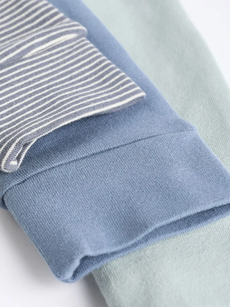 Blauwgroen - Verpakking van 4 babyleggings (0 mnd -3 jr)